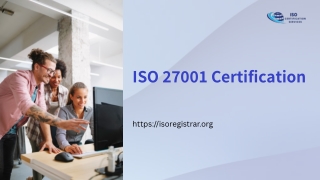ISO Certification