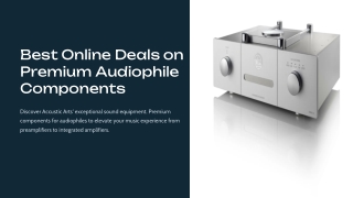 Best Online Deals for Premium CD Players, power amplifiers, and Headphone Amp