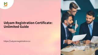 Udyam Registration Certificate