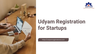Udyam Registration for Startups