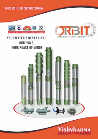 Orbit Submersible Pumps & Motors: Efficient, Durable, and Innovative Water Manag