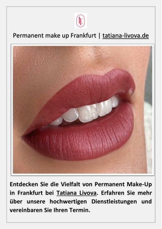 Powder Brows permanent make up in Frankfurt | tatiana-livova.de