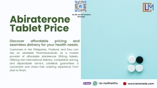 Abiraterone Tablet Cost Manila Quezon Philippines