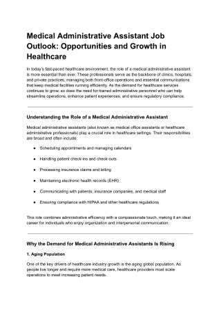 Medical Administrative Assistant Job Outlook_ Opportunities and Growth in Healthcare(1)