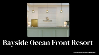 The Bayside Restaurant & Lounge Photos – Scenic Dining at Bayside Oceanfront Res