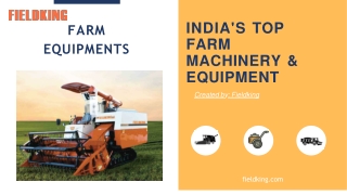 Best Farm Equipment: Empowering Modern Agriculture