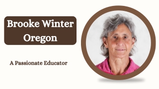 Brooke Winter Oregon - A Passionate Educator