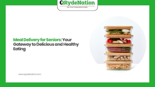 Meal Delivery for Seniors Your Gateway to Delicious and Healthy Eating