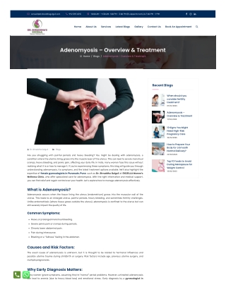 Adenomyosis – Overview & Treatment