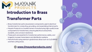 Brass Transformer Parts