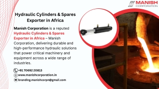 Hydraulic Cylinders & Spares Exporter in Africa