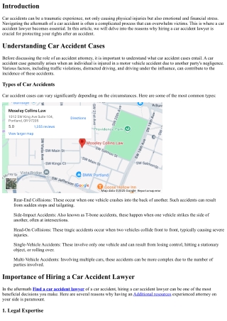 Protecting Your Rights: Why You Need a Car Accident Lawyer