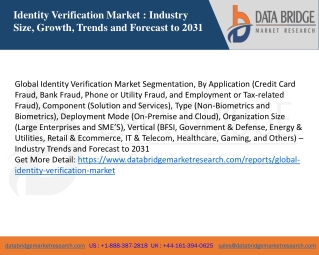 Identity Verification Market