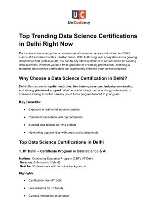 Top Trending Data Science Certifications in Delhi Right Now (1)