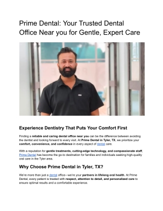 Prime Dental_ Your Trusted Dental Office Near you for Gentle, Expert Care (1)