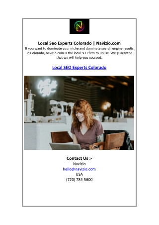 Local Seo Experts Colorado  Navizio.com
