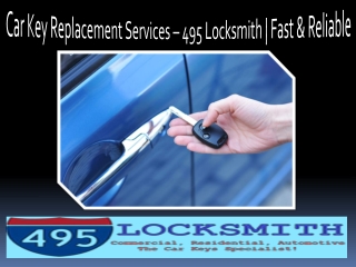 Car Key Replacement Services