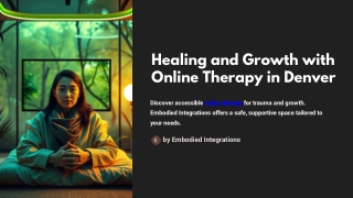 Heal and Reconnect Through Somatic Therapy in Denver