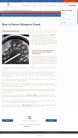 Understanding Odometer Fraud: What to Look for When Buying a Car
