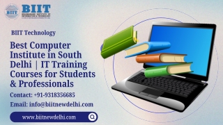 Best Computer Institute in South Delhi | IT Training