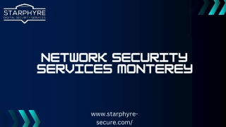 Comprehensive Network Security Services in Monterey