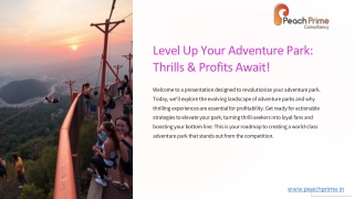 Level Up Your Adventure Park Thrills and Profits Await