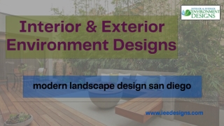 Transform Your Outdoors with Modern Landscape Design in San Diego