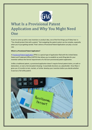 What Is a Provisional Patent Application and Why You Might Need One