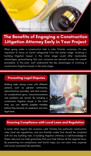 The Benefits of Engaging a Construction Litigation Attorney Early in Your Project