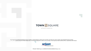 Buy 3/4 BHK Apartments in Town Square
