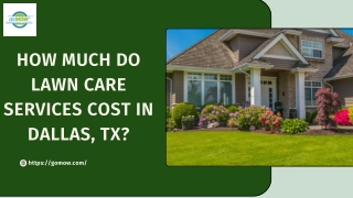 How Much Do Lawn Care Services Cost In Dallas, TX