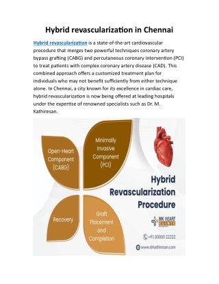 Hybrid revascularization in chennai