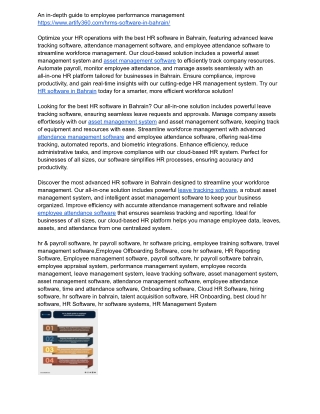 Efficient Asset Management Software Bahrain Companies