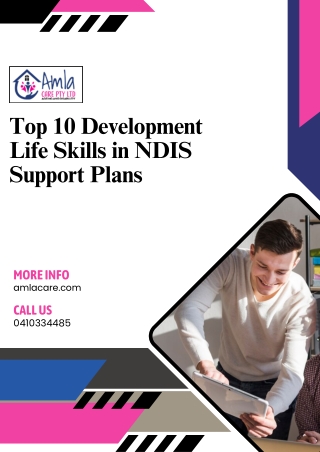 Top 10 Development Life Skills in NDIS Support Plans