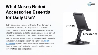 What makes Redmi accessories essential for daily use