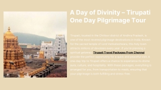 A-Day-of-Divinity-Tirupati-One-Day-Pilgrimage-Tour
