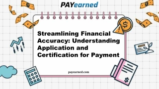 Application and Certificate for Payment