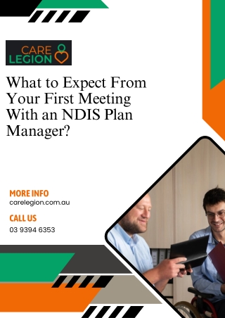 What to Expect From Your First Meeting With an NDIS Plan Manager?