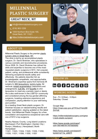 Millennial-Plastic-Surgery Great-Neck-NY