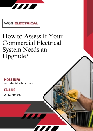 How to Assess If Your Commercial Electrical System Needs an Upgrade?