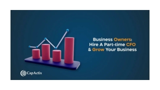 Business Owners Hire a Part-time CFO & Grow your Business