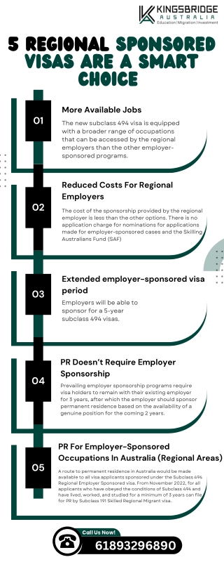 5 Regional Sponsored Visas Are a Smart Choice