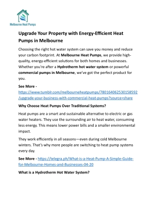 Upgrade Your Property with Energy