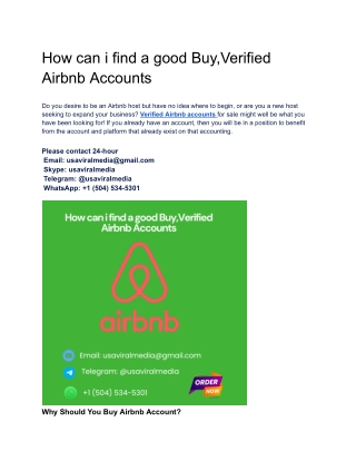 which place to buy verified airbnb accounts safely
