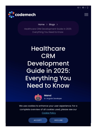 Healthcare CRM Development Guide