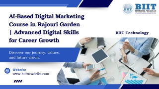 AI-Based Digital Marketing Course in Rajouri Garden