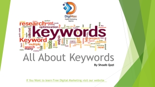 All About keywords