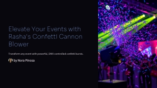 Confetti connon by Rasha Professional