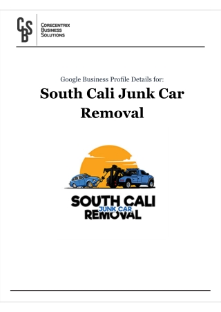 Same day junk car pickup | South Cali Junk Car Removal