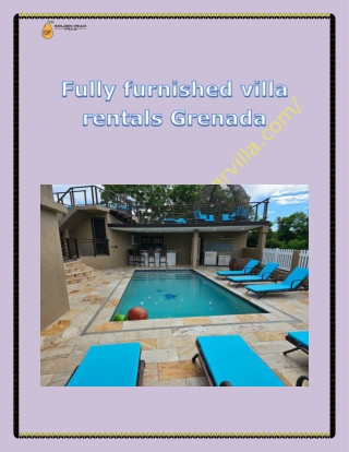 fully furnished villa rentals Grenada